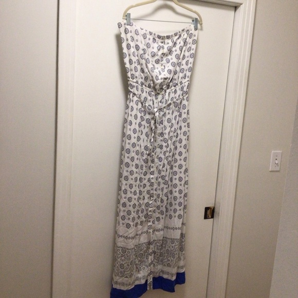 Womens Old Navy Strapless Maxi Tube with belt - Picture 1 of 7
